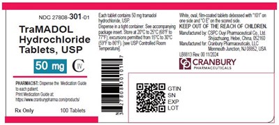 50mg 100 Tabs (Tramadol Hydrochloride Tablets 4)