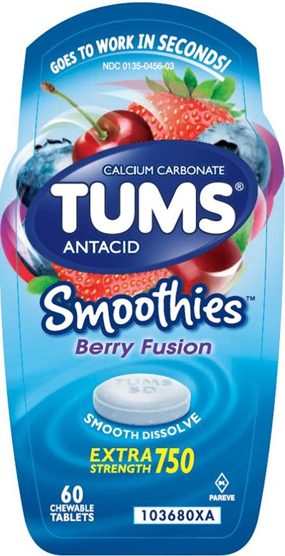 Tums Smoothies Berry Fusion 60 Count Front Label (58afb9fd C44a 41a8 Aa2f F535e6258539 02)