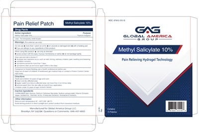 Methyl Salicylate 10% Patch (Methyl Salicylate Patch 01)