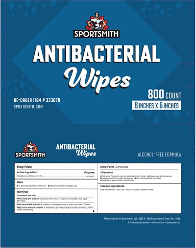 Principal Display Panel (800 Count Bag Label)