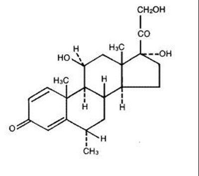 medrol-01.jpg Chemical Structure - medrol 01
