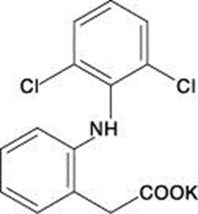 Diclofenac Potassium Tablet, Chemical Structure (Diclofenac Potassium Tab Usp Chemical Structure)