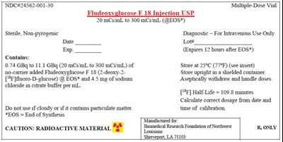 Principal Display Panel (30 mL Vial Label)