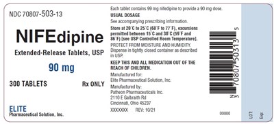 Principal Display Panel (90 mg Tablet Bottle Label-300 count)