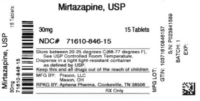 Label (71610 0846 15)