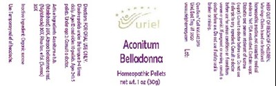 Aconitumbelladonnapellets (Aconitumbelladonnapellets)