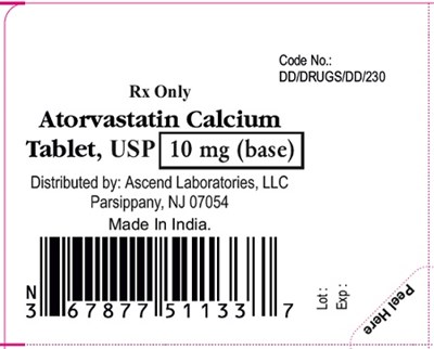 Atorvastatin-10mg-10s-blister (Atorvastatin 10mg 10s Blister)