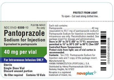 Plb138 (Pantoprazole Sodium For Injection   Novaplus 3)