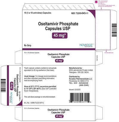 Osletamivir-45mg-blister-carton-label (Osletamivir 45mg Blister Carton Label)