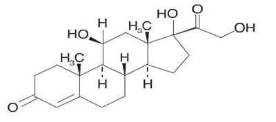Hydrocortisone chemical structure - ciprohc 02