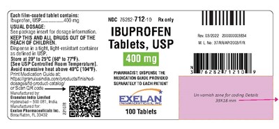 Image Description (Ibuprofen 400mg 100s Label Jpg)