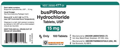 Buspirone 15 mg -100t New Ndc (Ef78a61a 865b 447a 9324 3044e41db506 09)