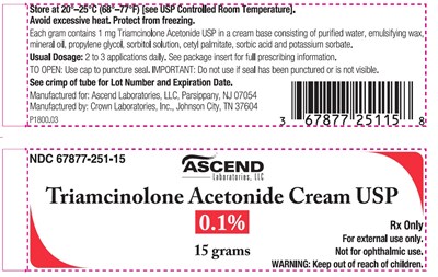 Triamcinolone Acetonide Cream 0.1% 15mg (Triam01)