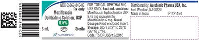 Package Label-principal Display Panel 0.5% (3 mL) Container Label (Moxifloxacin Fig1)