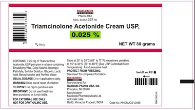 505 (Triamcinolone 0 025 80gm Tube)