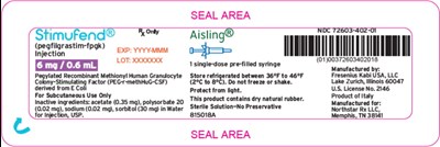 Package Label – Principal Display – Stimufend – 0.6 mL Single-dose (Sti0a 0000 18)