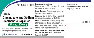 Omeprazoleandsodbicarbonate20mg1100mg
