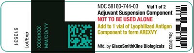Arexvy Adjuvant Vial Label (Arexvy Spl Graphic 07)
