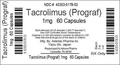 Bottle Label 1mg (43353 178)
