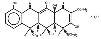 Chemical Structure - doxycycline 01