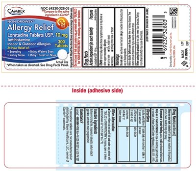 Container-label (Loratadine 300s Contr Label)