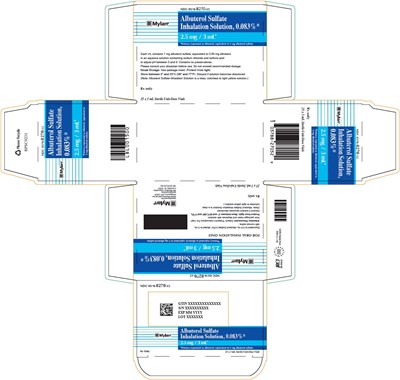 image-01.jpg Albuterol Sulfate Inhalation Solution 0.083% Carton Label - image 01