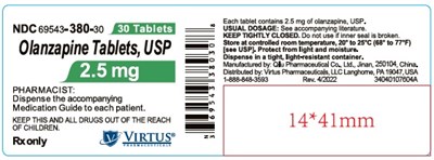 fig-1-1.jpg PACKAGE LABEL-PRINCIPAL DISPLAY PANEL - 2.5 mg (30 Tablets Bottle) - fig 1 1