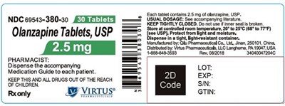 fig-1.jpg PACKAGE LABEL-PRINCIPAL DISPLAY PANEL - 2.5 mg (30 Tablets Bottle) - fig 1