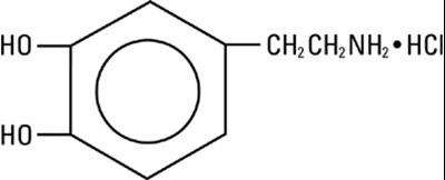 structural formula dopamine - dopamine 01