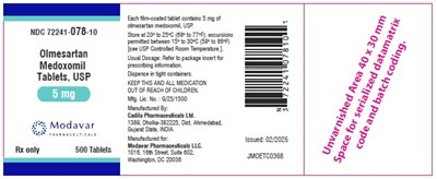 cont-label-5mg-500-tab - cont label 5mg 500 tab