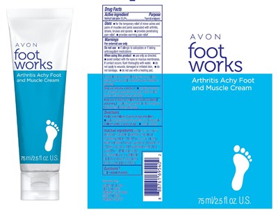 Avon_footworks_arthritis_muscle_cream_75ml (Avon Footworks Arthritis Muscle Cream 75ml)