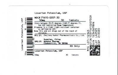 Bottle Label 50 mg (71610 0207 30)