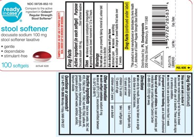 Docusate Sodium 100 mg (Docusate Sodium 2 Tone 100 mg Softgels Pat 1)