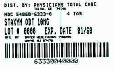 Staxyn 4 Tablet  Package Label (6333)