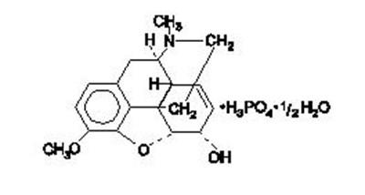Structural formula for codeine phosphate - 1f8c4794 52cf 46d5 b0e5 3e758941d606 02