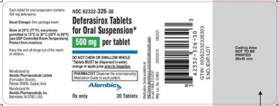 Deferasirox mg 500