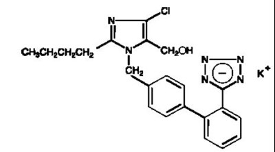 Structured Formula For Losartan (Losartanpotasiumtabs Figure 01)