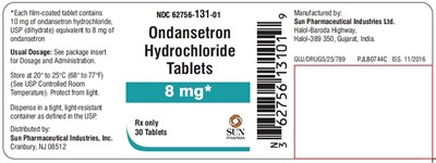 Spl-ondansetron-hcl-label-8mg (Spl Ondansetron HCl Label 8mg)