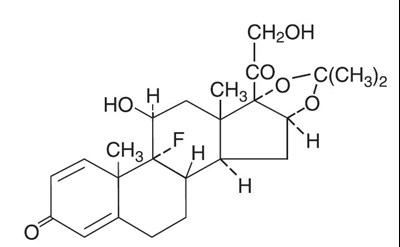 Triamcinolone Acetonide Chemical Structure - image 01