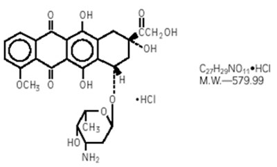 Chemical Structure - doxorubicin 01