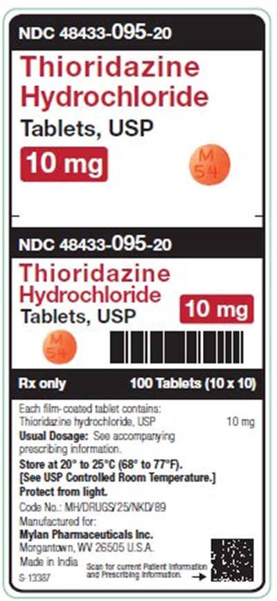 Thioridazine Hydrochloride 10 mg Tablets, Usp Unit Carton Label (Image 02)
