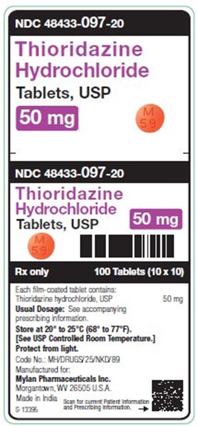 Thioridazine Hydrochloride 50 mg Tablets, Usp Unit Carton Label (Image 07)