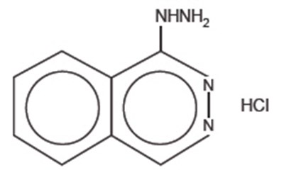 hydralazine-01.jpg Chemical Structure - hydralazine 01