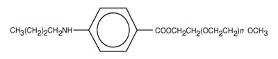 Chemical Structure (Benzonatate 200mg 1)