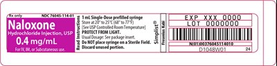 nal01-0006-08.jpg PACKAGE LABEL - PRINCIPAL DISPLAY – Naloxone 1 mL Print Mat Label - nal01 0006 08