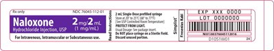 nal01-0006-11.jpg PACKAGE LABEL - PRINCIPAL DISPLAY – Naloxone 2 mL Print Mat Label - nal01 0006 11