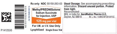 methylprednisolone-fig3.jpg CKAGE LABEL-PRINCIPAL DISPLAY PANEL - 125 mg per vial - Container Label - methylprednisolone fig3