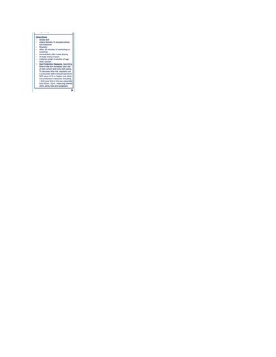 Dosage And Administration (Directions)