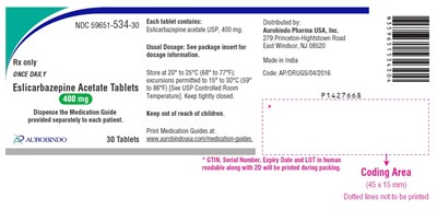 Package Label-principal Display Panel (400 mg (30 Tablets Bottle))