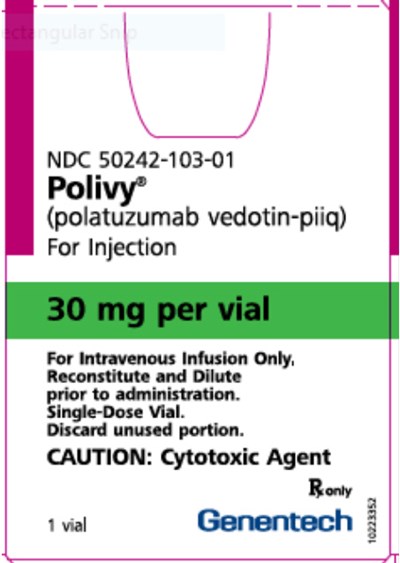 polivy-03.jpg PRINCIPAL DISPLAY PANEL - 30 mg Vial Carton - polivy 03